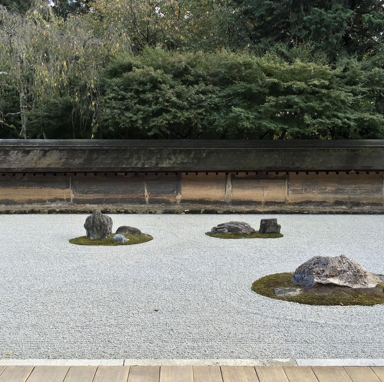 A photo taken by Pawson of Ryōan-ji in Kyoto in 2016. (Courtesy John Pawson)