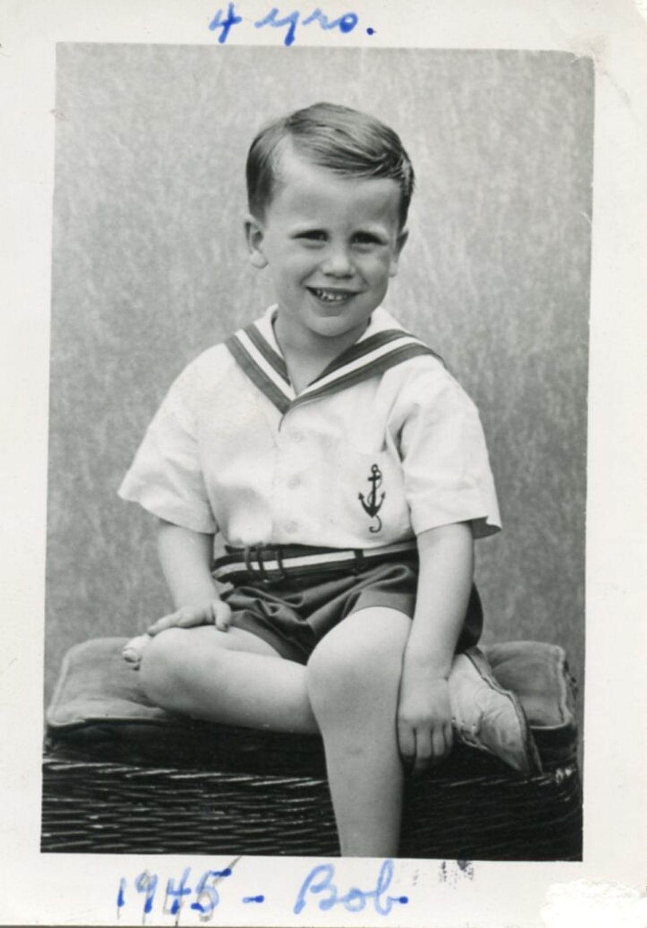 Wilson at 4 years old. (Courtesy Robert Wilson and The Watermill Center)