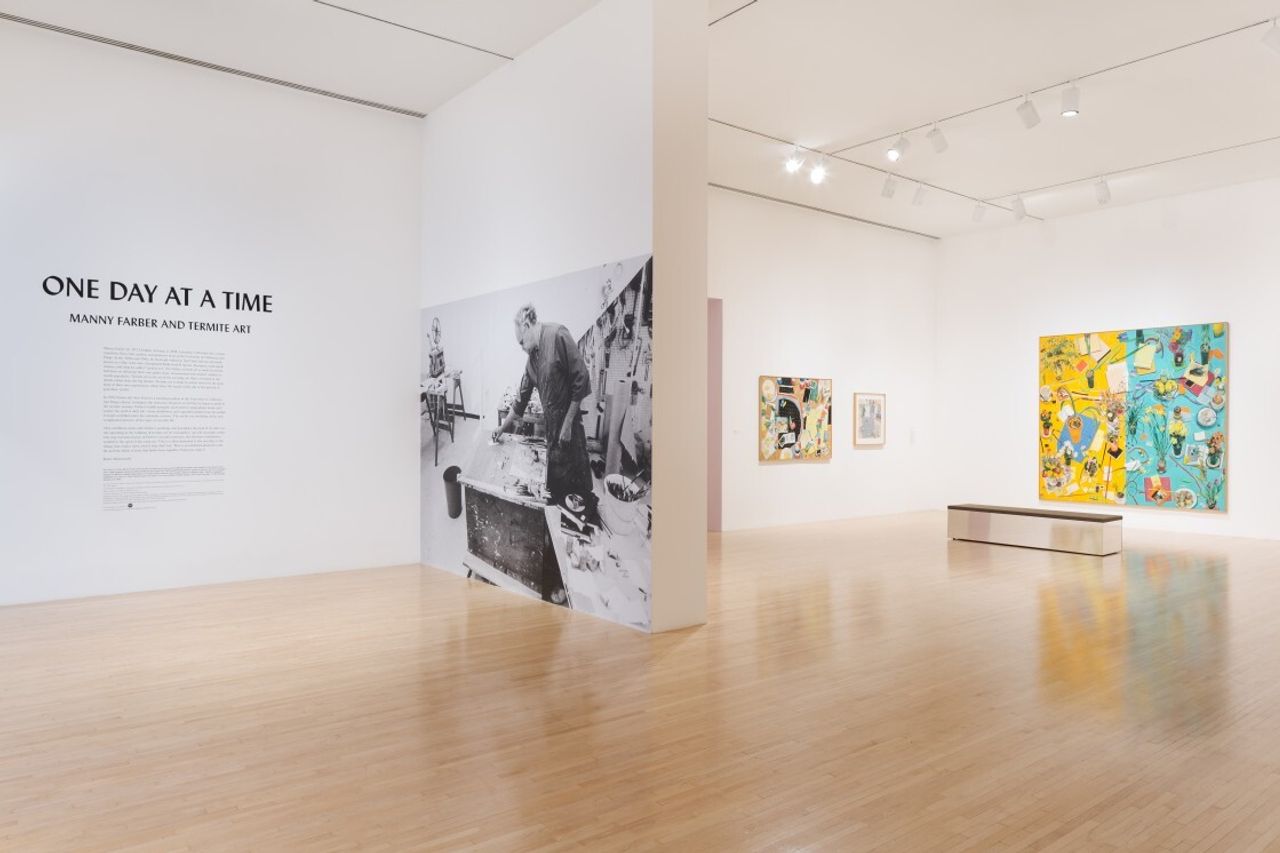 Installation view of “One Day at a Time: Manny Farber and Termite Art” (2018) at the Museum of Contemporary Art (MOCA). (Photo: Zak Kelley. Courtesy MOCA)