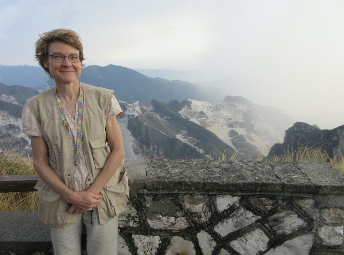 Bjornerud in Italy in 2016. (Courtesy Marcia Bjornerud)