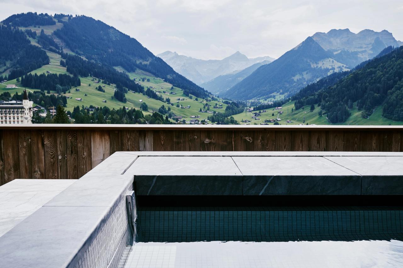 View from The Alpina Gstaad. (©The Alpina Gstaad)