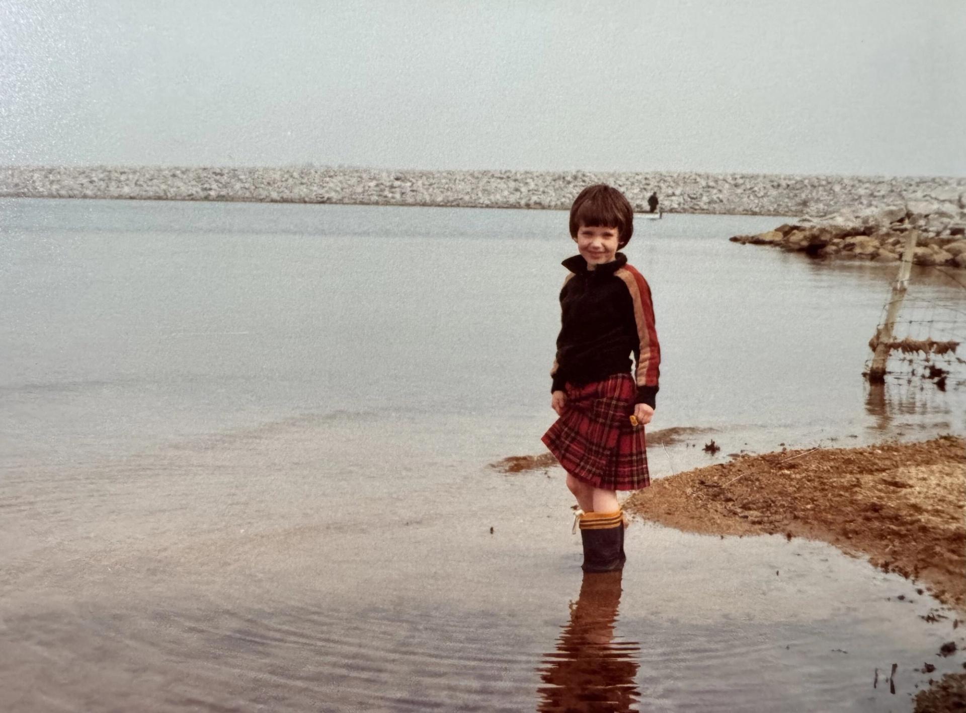 Toogood as a child in Rutland, England. (Courtesy Faye Toogood)
