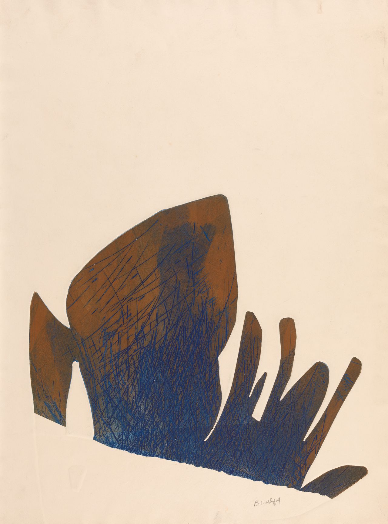 Benjamin Wigfall’s “Nine Part Black Theme” (1971). (Photo: Travis Fullerton/Copyright Virginia Museum of Fine Arts)