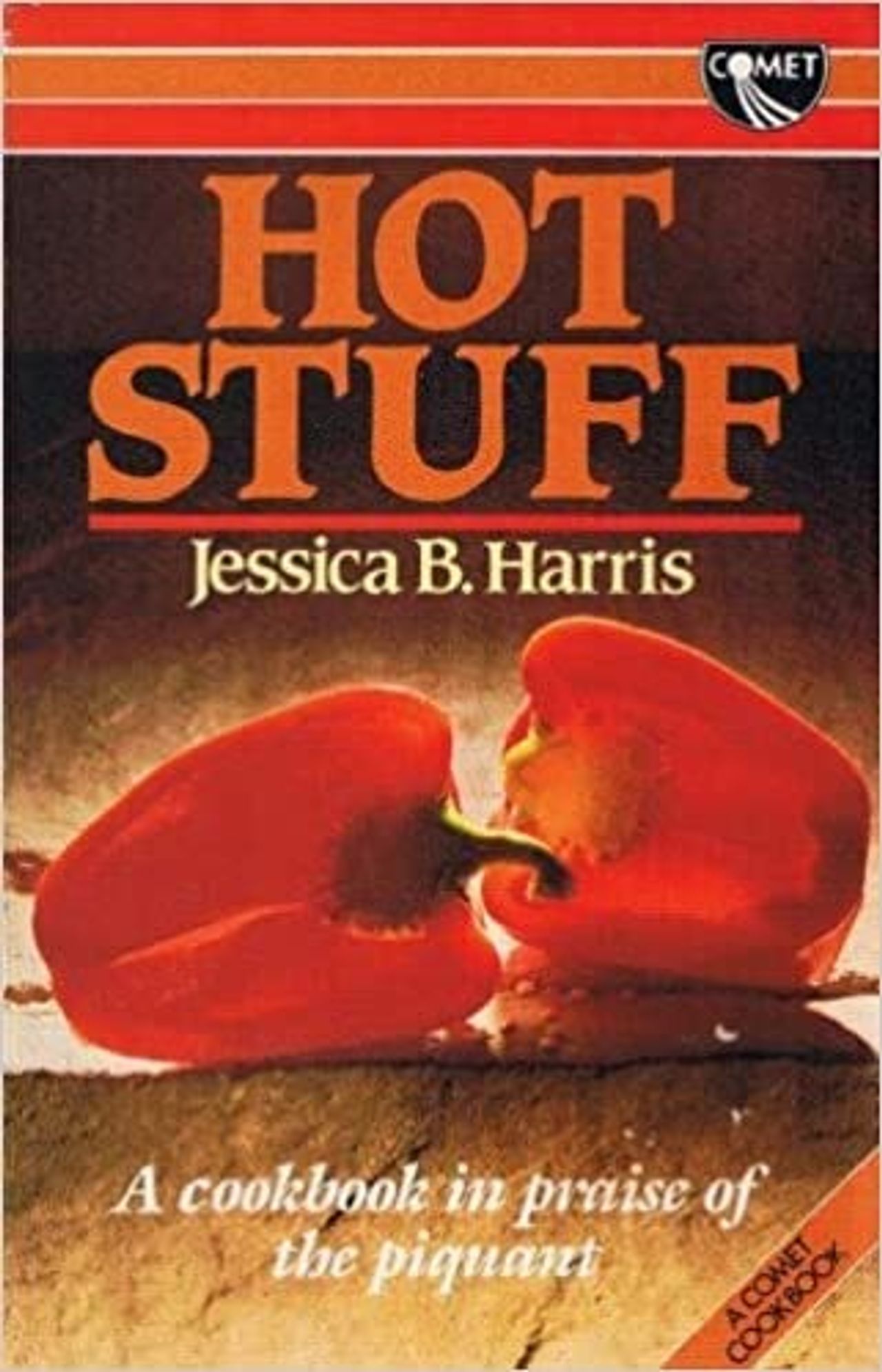 Cover of Hot Stuff (1985) by Jessica B. Harris. (Courtesy Macmillan)