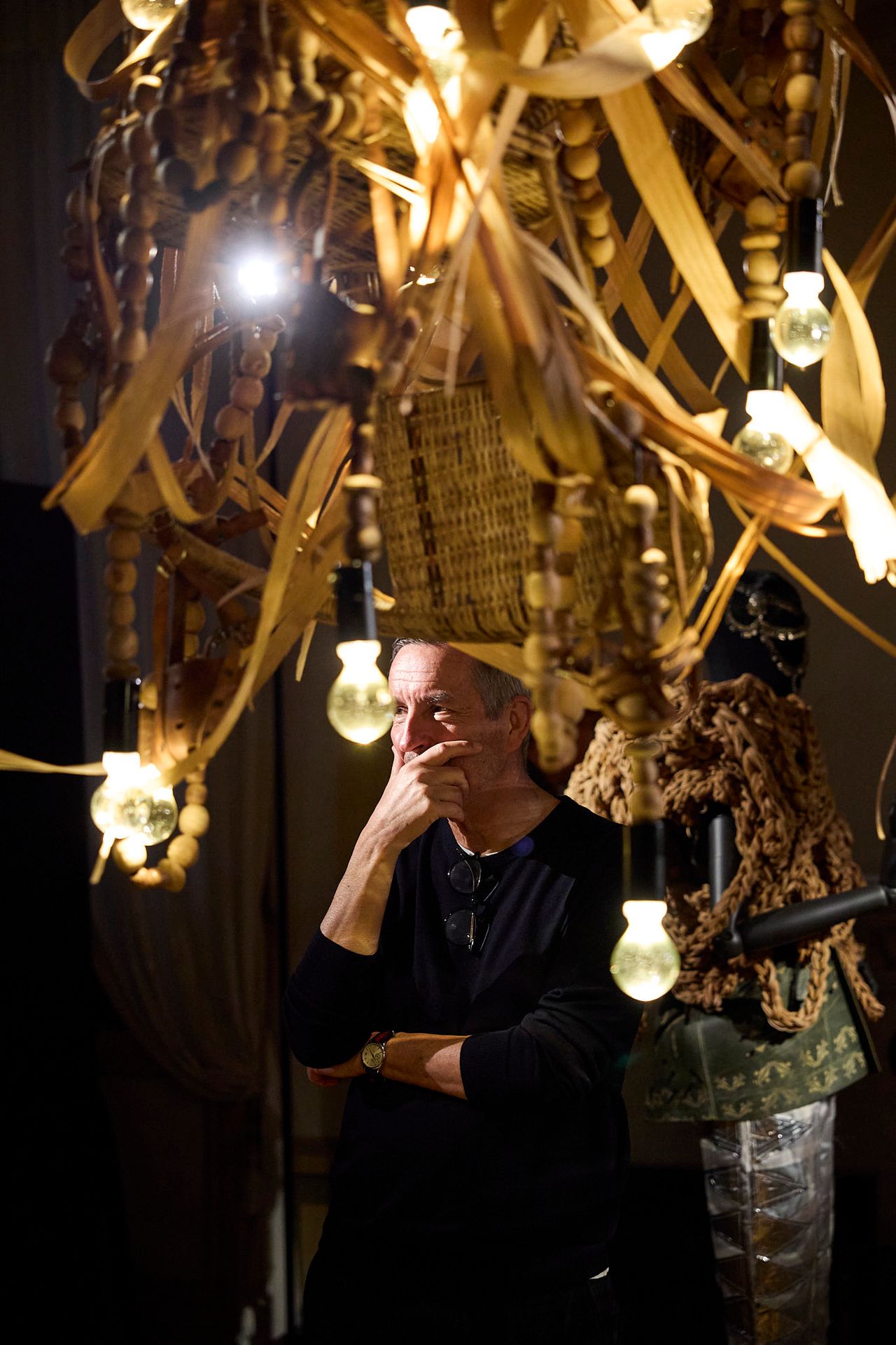 Van Noten at his foundation. (Photo: Antonio Campanella for The Slowdown)