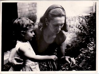 Crawford as a child with her mother, Jill Rendall. (Courtesy Ilse Crawford)