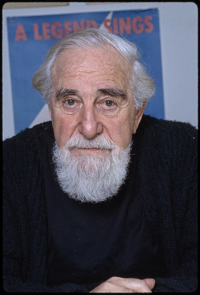 The cartoonist Al Hirschfeld. (Photo: Bernard Gotfryd)