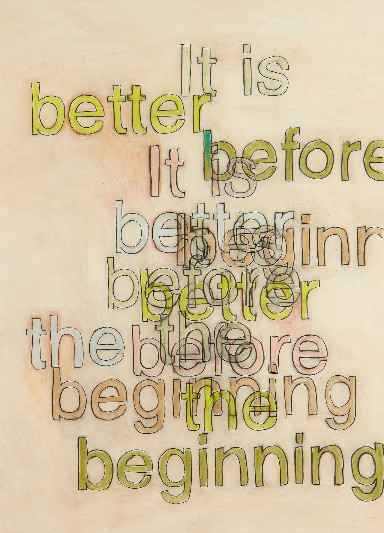 A page from Millman’s visual essay “Better.” (Courtesy Debbie Millman)