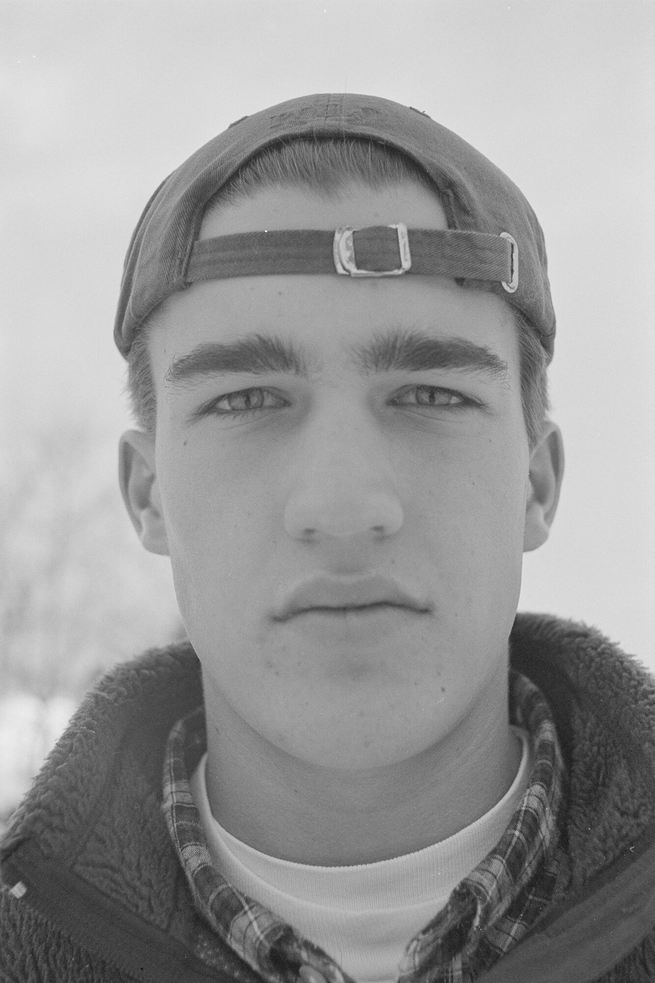 Bailey’s older brother, Brandon, in 1998, in one of his earliest photographs. (Courtesy Trent Davis Bailey)