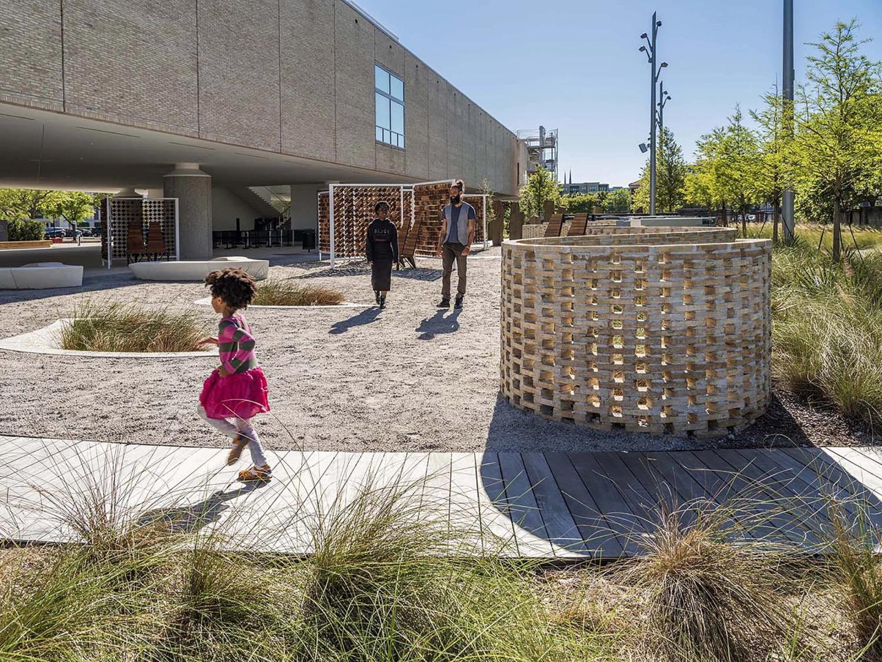 The African Ancestors Memorial Garden at the International African American Museum in Charleston, South Carolina. (Photo: Mike Habat. Courtesy Walter Hood)