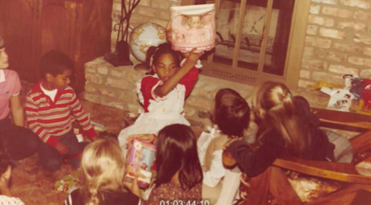 Gay (center) with friends as a child. (Courtesy Roxane Gay)