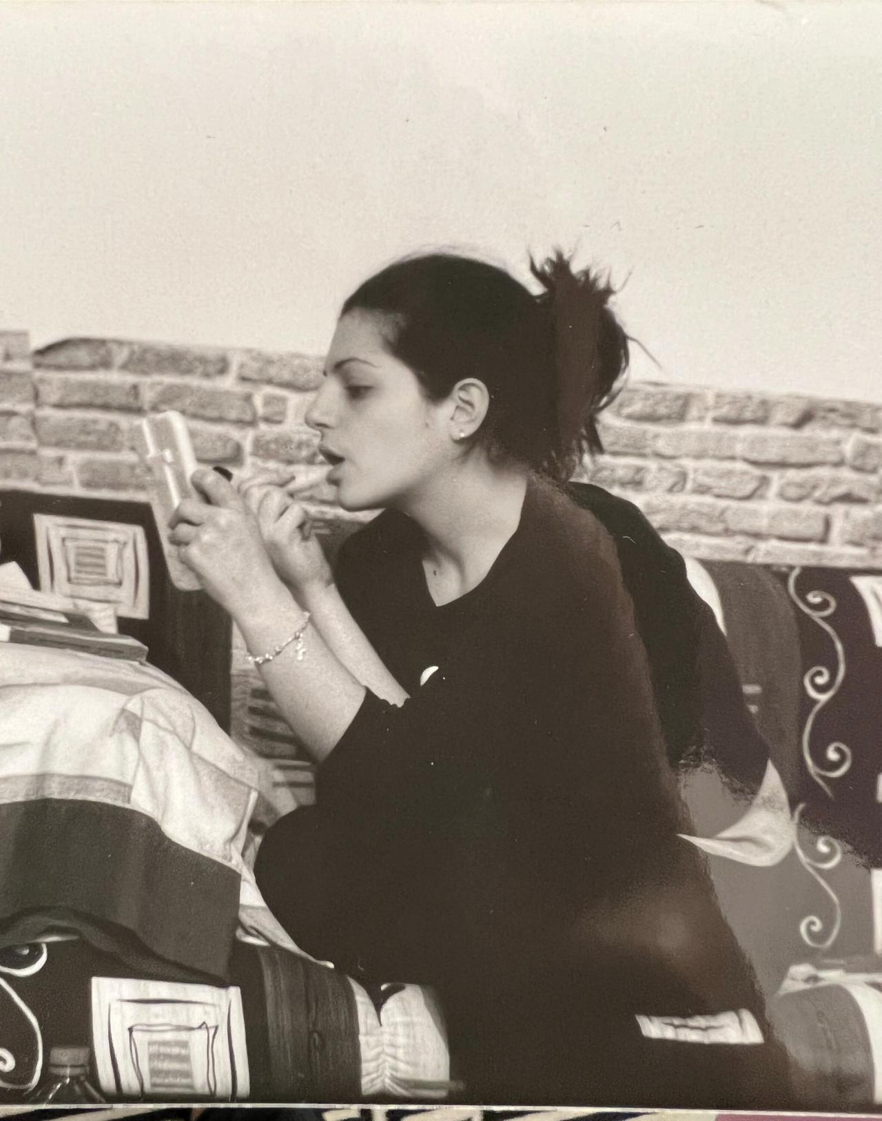 Semaan during her years attending art school in Paris. (Courtesy Céline Semaan)