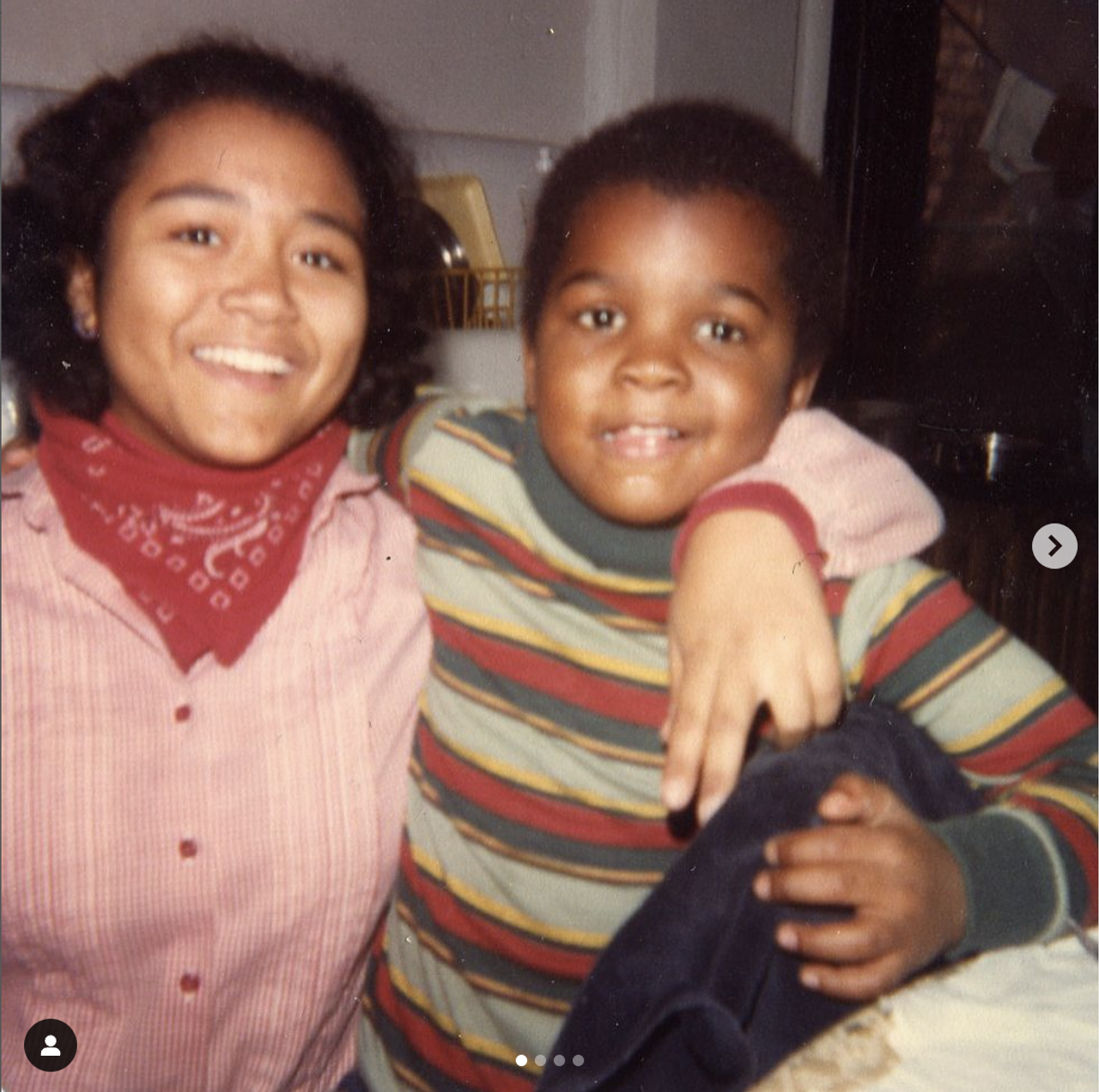 Thurston with his sister, Belinda, during their childhood in Washington, D.C. (Courtesy Baratunde Thurston)