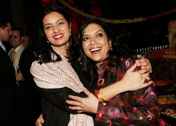 Lahiri with director Mira Nair at The Namesake film premiere after-party in New York City in 2007. (Photo: Evan Agostini. Courtesy Getty Images)