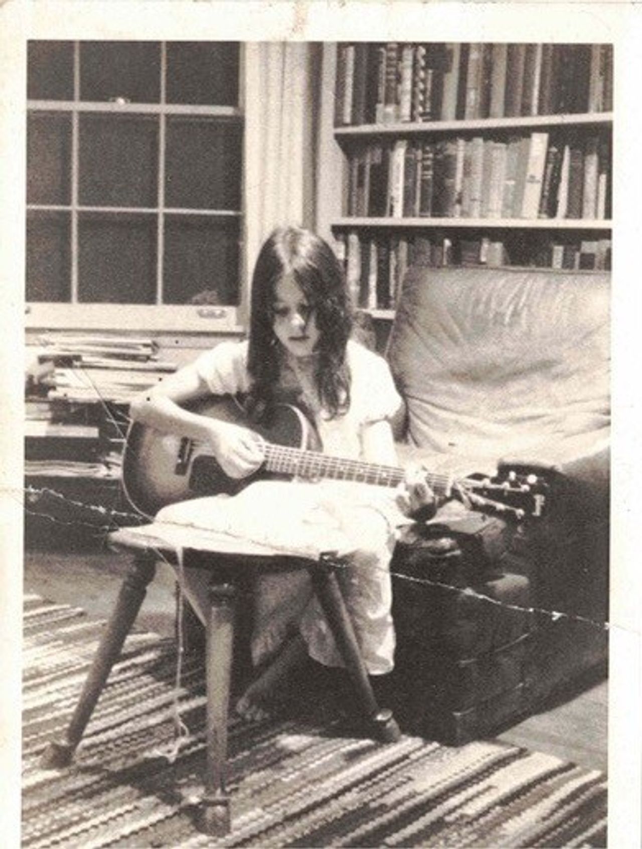 Parson at age 9 in her childhood home in Chicago. (Courtesy Annie-B Parson)