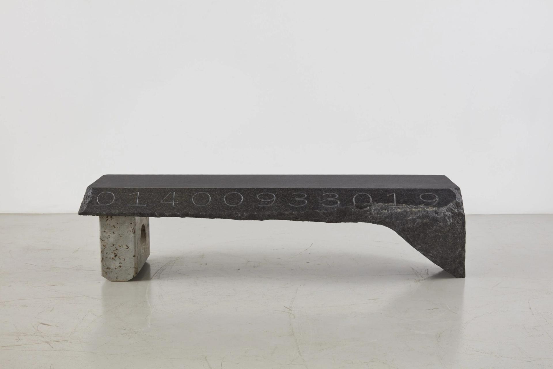 “Fire Opens Stone” (2022) by Samuel Ross. (Photo: Timothy Doyon. Courtesy the artist and Friedman Benda)