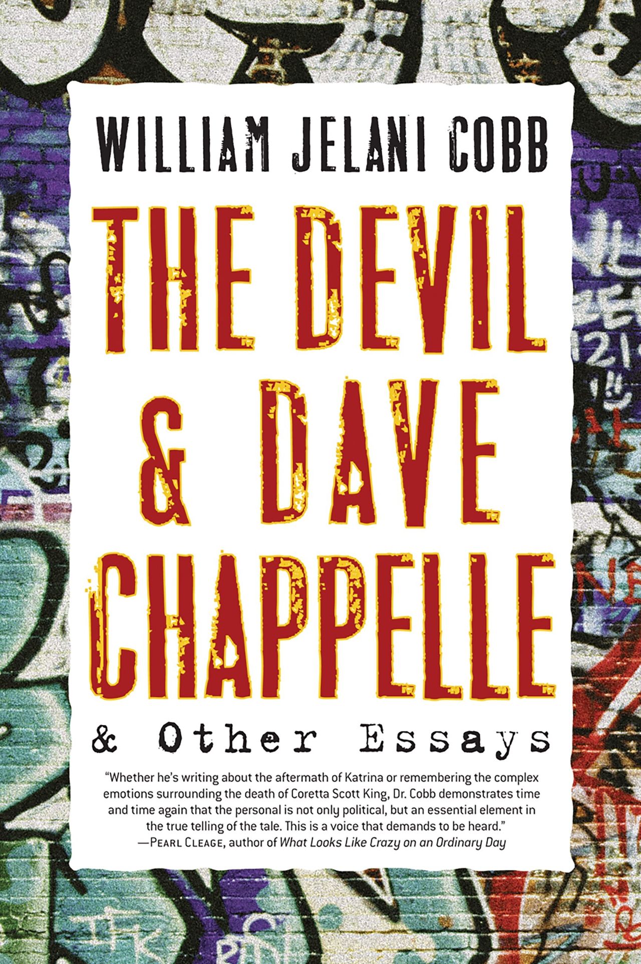 The cover of The Devil and Dave Chappelle: And Other Essays (2007) by Jelani Cobb. (Courtesy Basic Books)