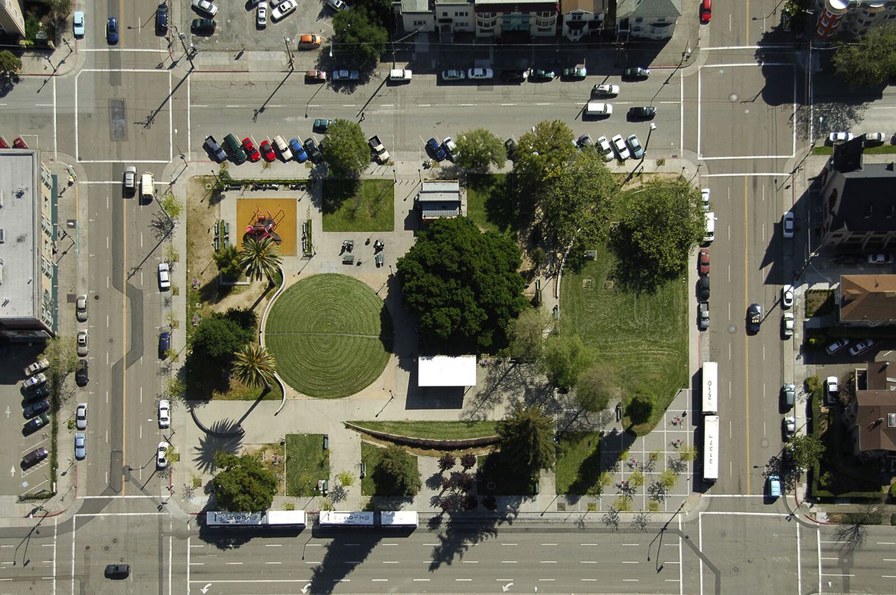 Lafayette Square Park in Oakland, California, designed by Hood Design Studio. (Courtesy Walter Hood)