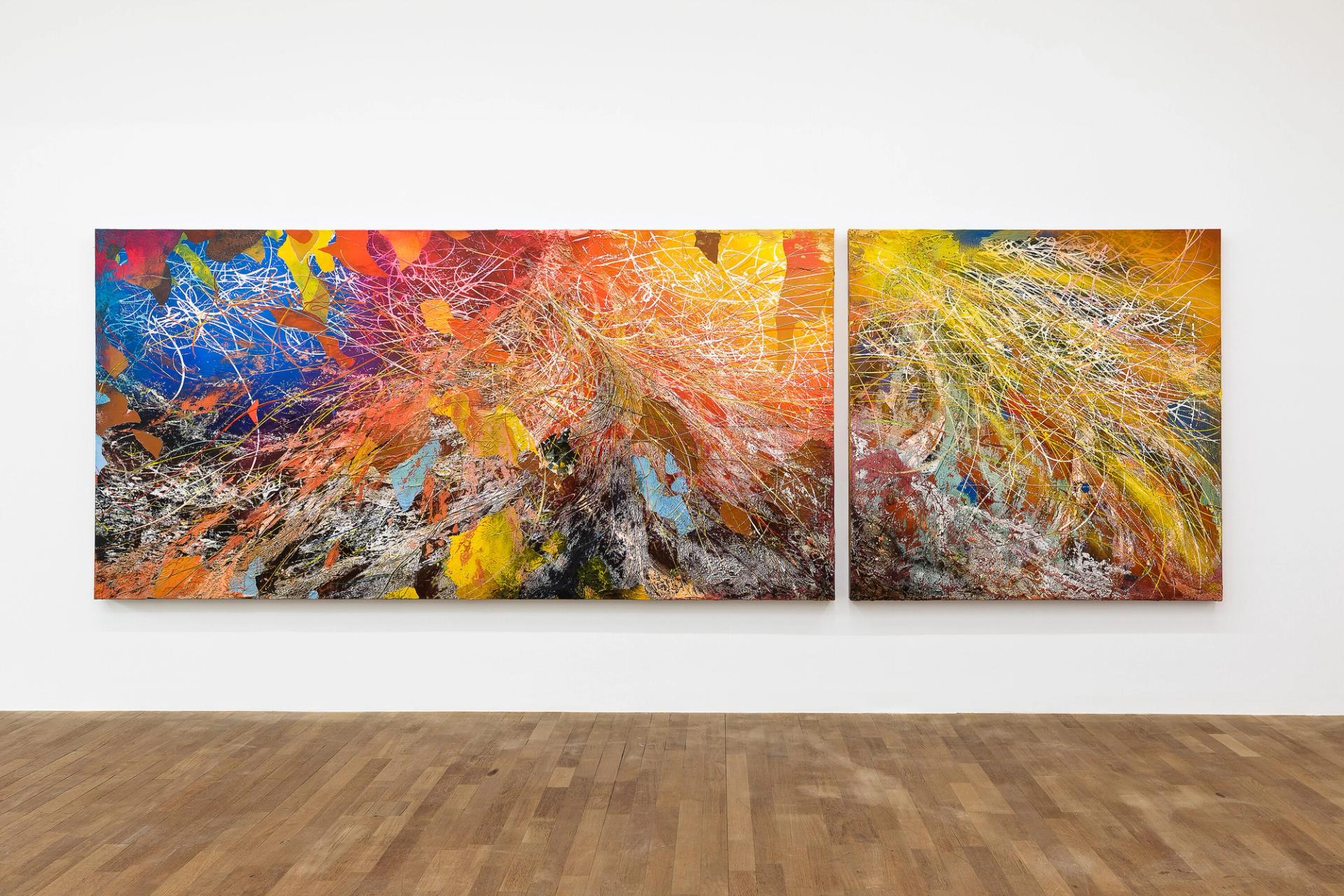 “What Can I Do With the Breath I Have Left” (2022) by José Parlá. (Courtesy the artist)