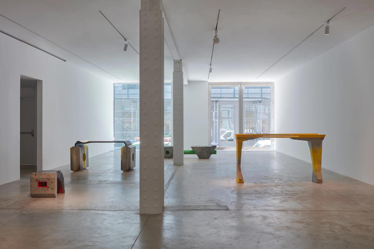 View of Ross’s solo exhibition “Coarse” (2023) at Friedman Benda gallery in New York. (Photo: Timothy Doyon. Courtesy Friedman Benda)