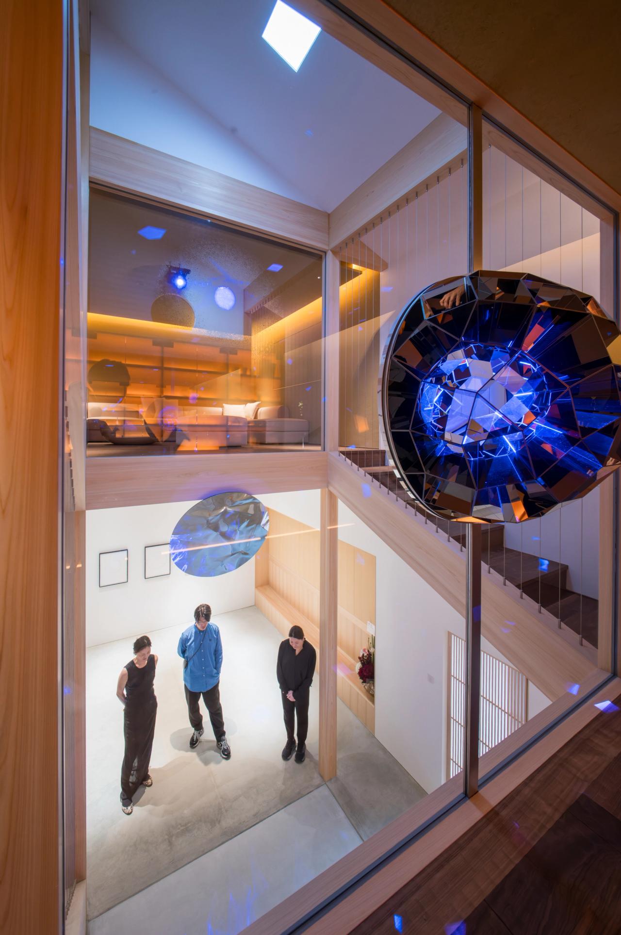 An interior view of Gion Monogatari, a townhouse in Kyoto, Japan, designed by OMA and Shigematsu. (Copyright Monogatari, 2025/Photo: Tomohiko Ishii)