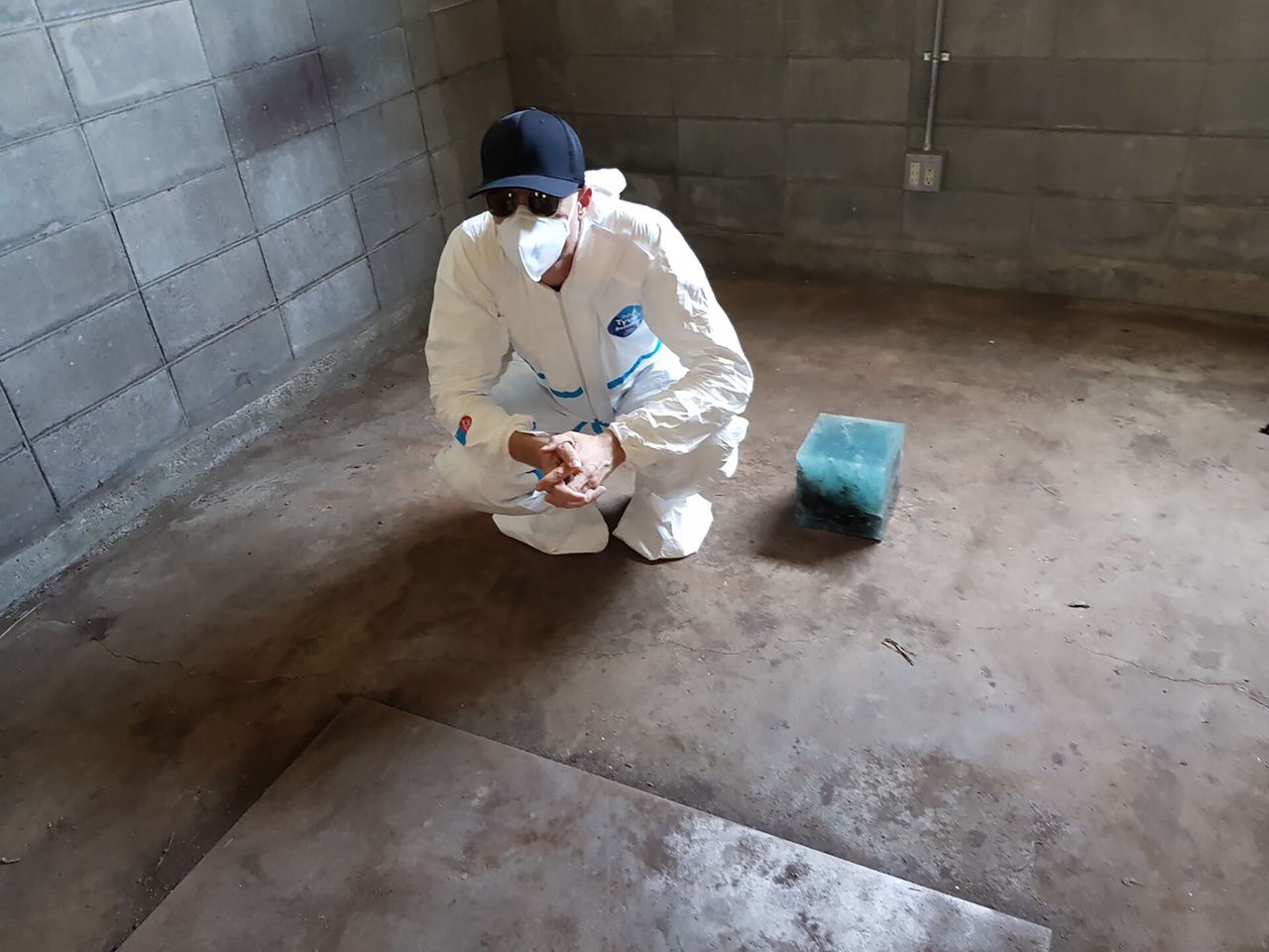 Trevor Paglen with the Trinity Cube