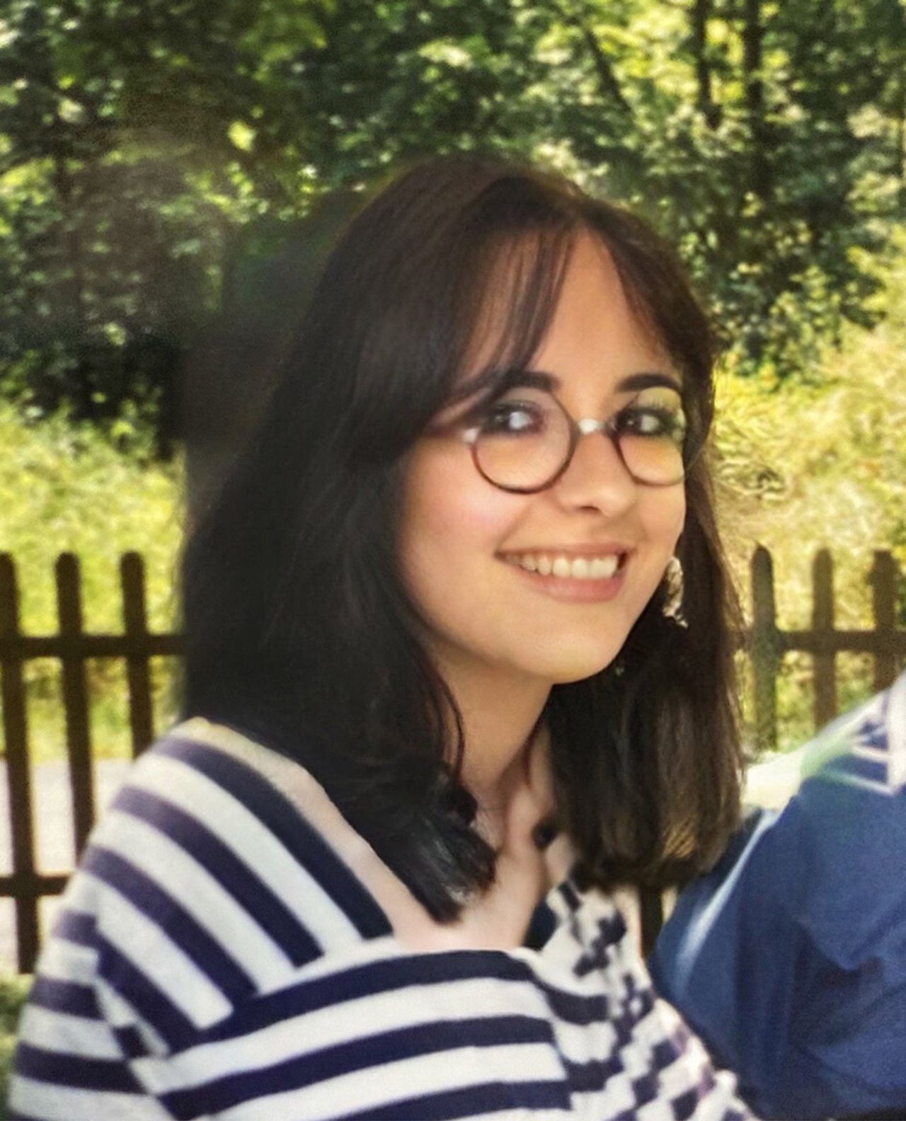 One of many photos of Sante created prior to her transition using a gender-swap filter overlay. (Courtesy Lucy Sante)