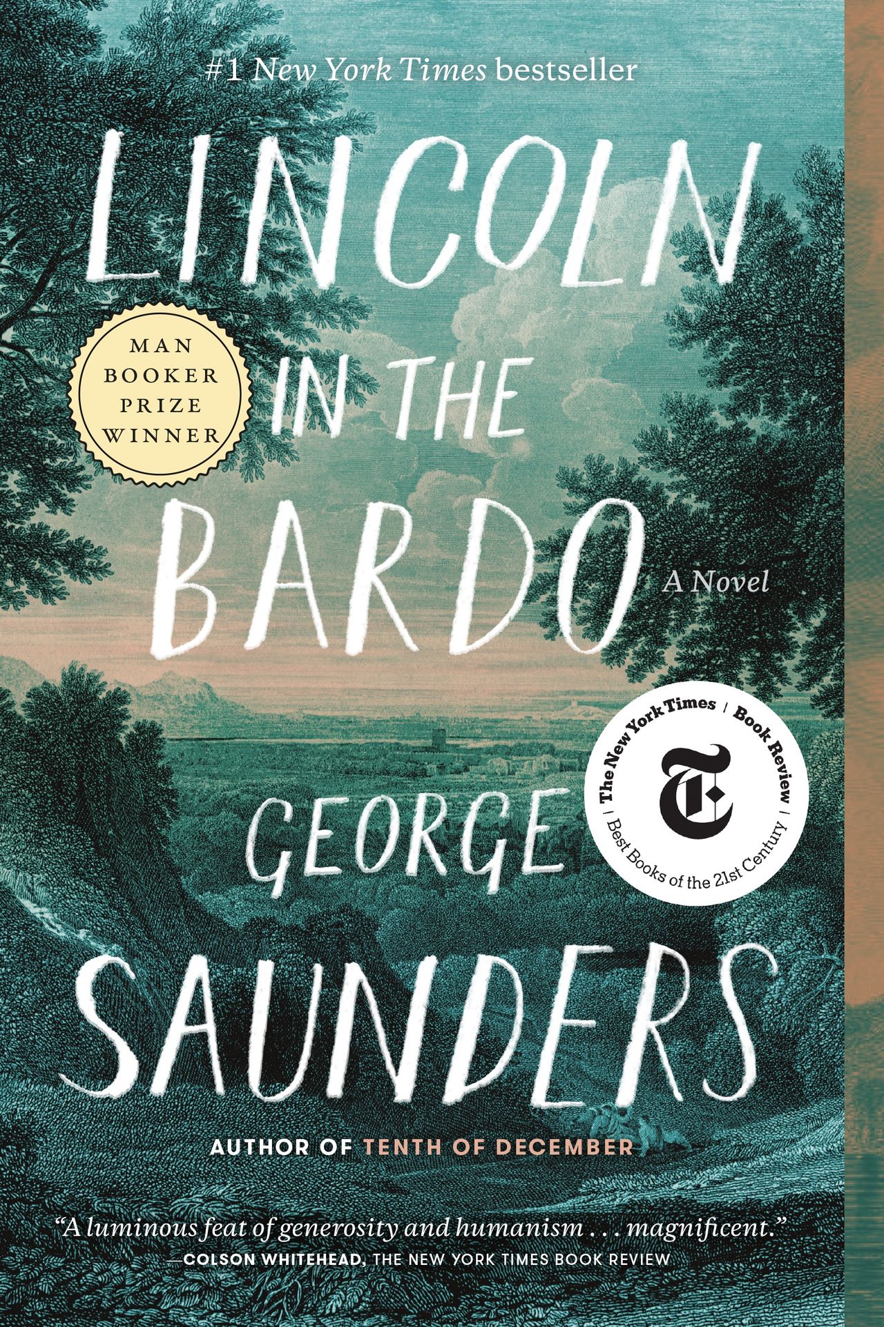 Cover of Lincoln in the Bardo (2017). (Courtesy Random House)