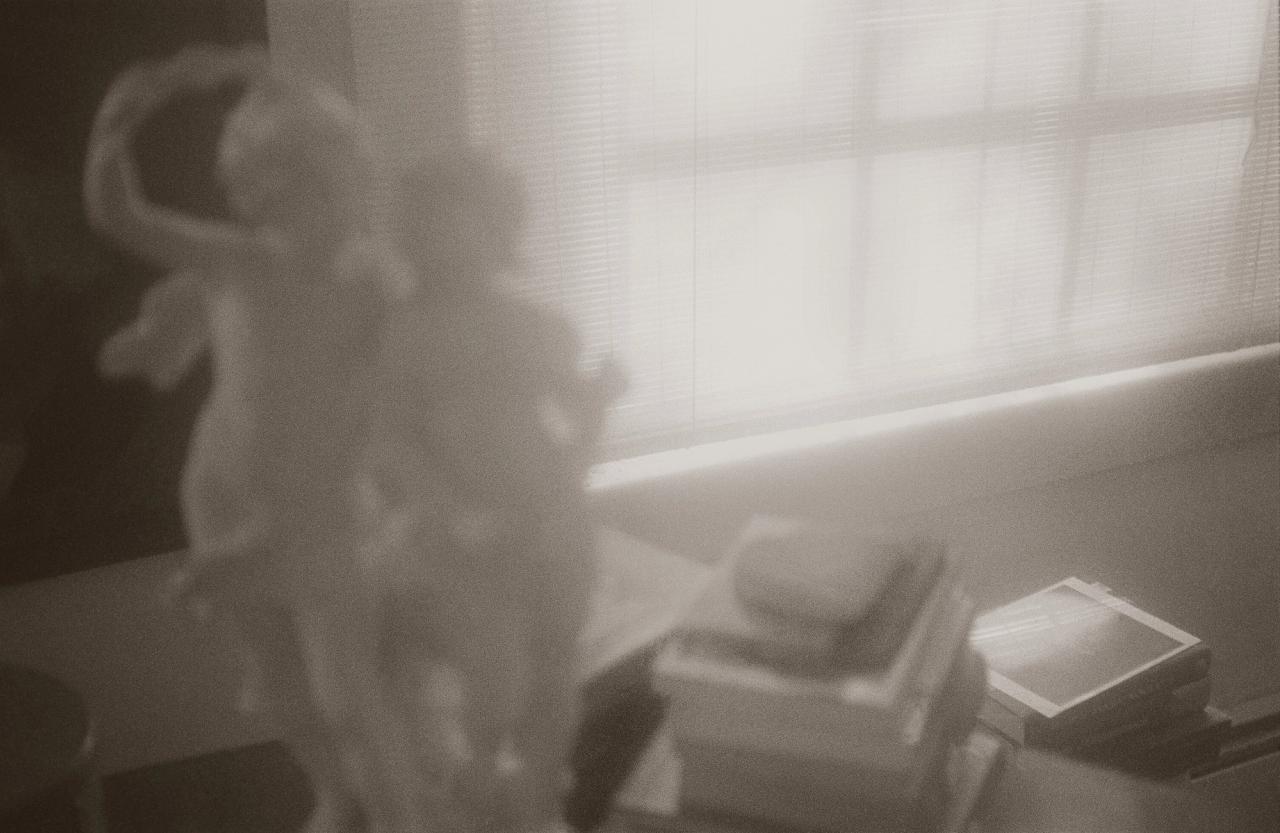 “Remembered Light, Untitled (Dancing Cherubs)” (2011-12) in Sally Mann’s series “Remembered Light” (1999-2012) of Cy Twombly’s studio in Lexington, Virginia. (© Sally Mann. Courtesy Gagosian)