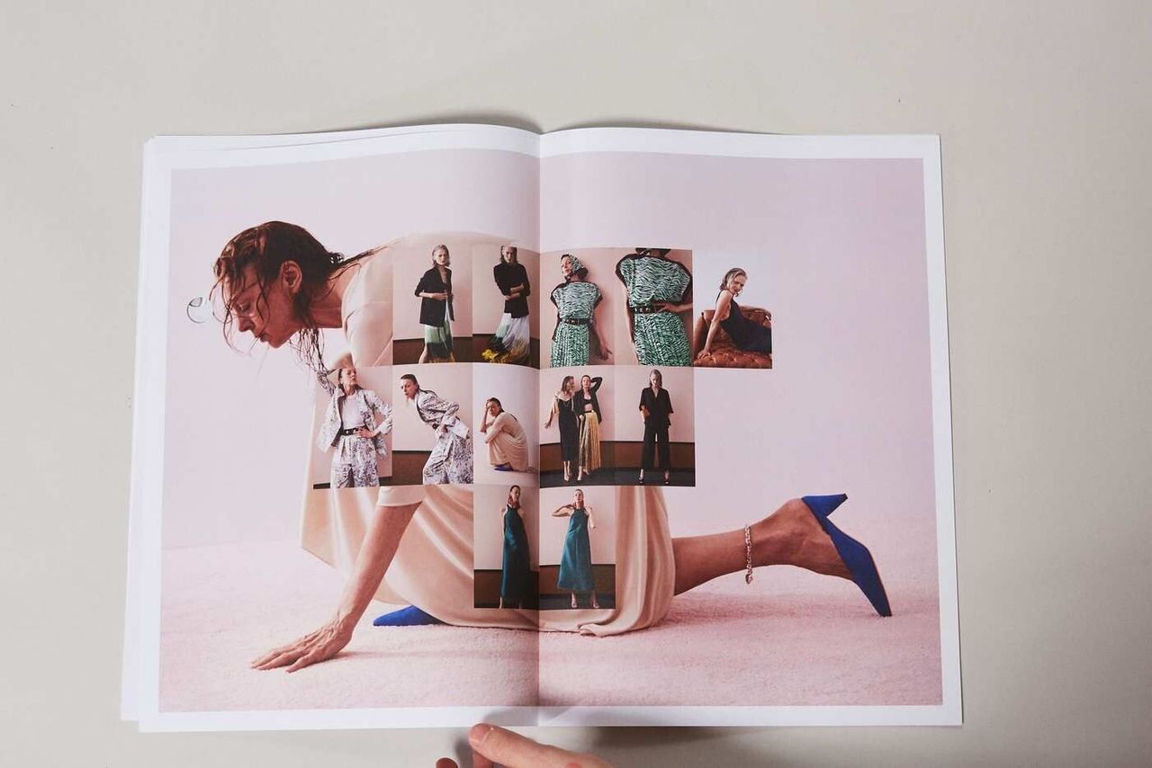 A spread from the zine Comey made for her Paris pop-up shop. (Courtesy Rachel Comey)