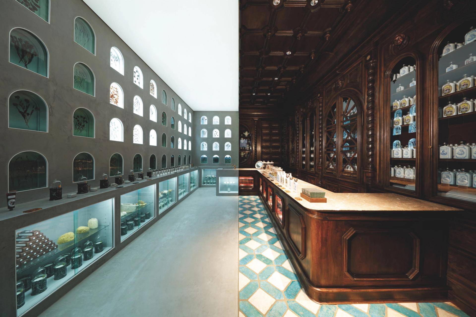 Interior of an Officine Universelle Buly 1803 store. (Courtesy Ramdane Touhami)