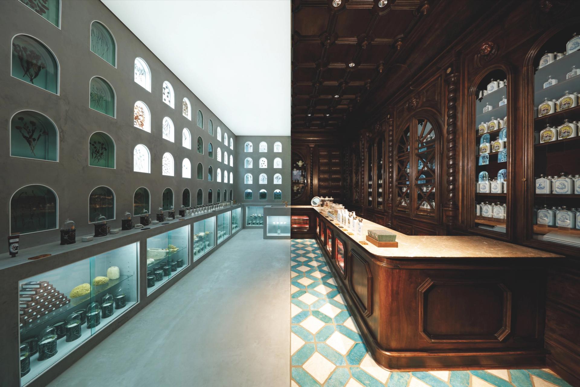 Interior of an Officine Universelle Buly 1803 store. (Courtesy Ramdane Touhami)