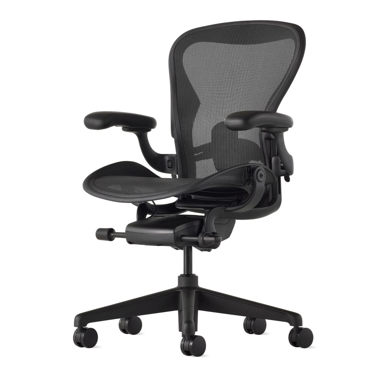 Herman Miller’s Aeron Chair in Onyx Ultra Matte. (Courtesy Herman Miller)