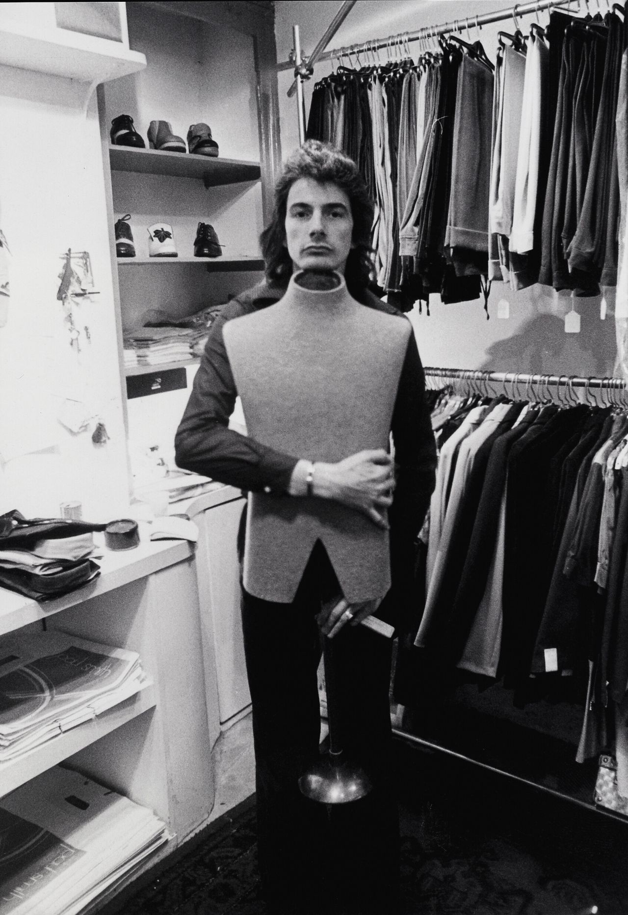 Smith in his first store in 1979. (Photo: Stuart Harrison. Courtesy Paul Smith)