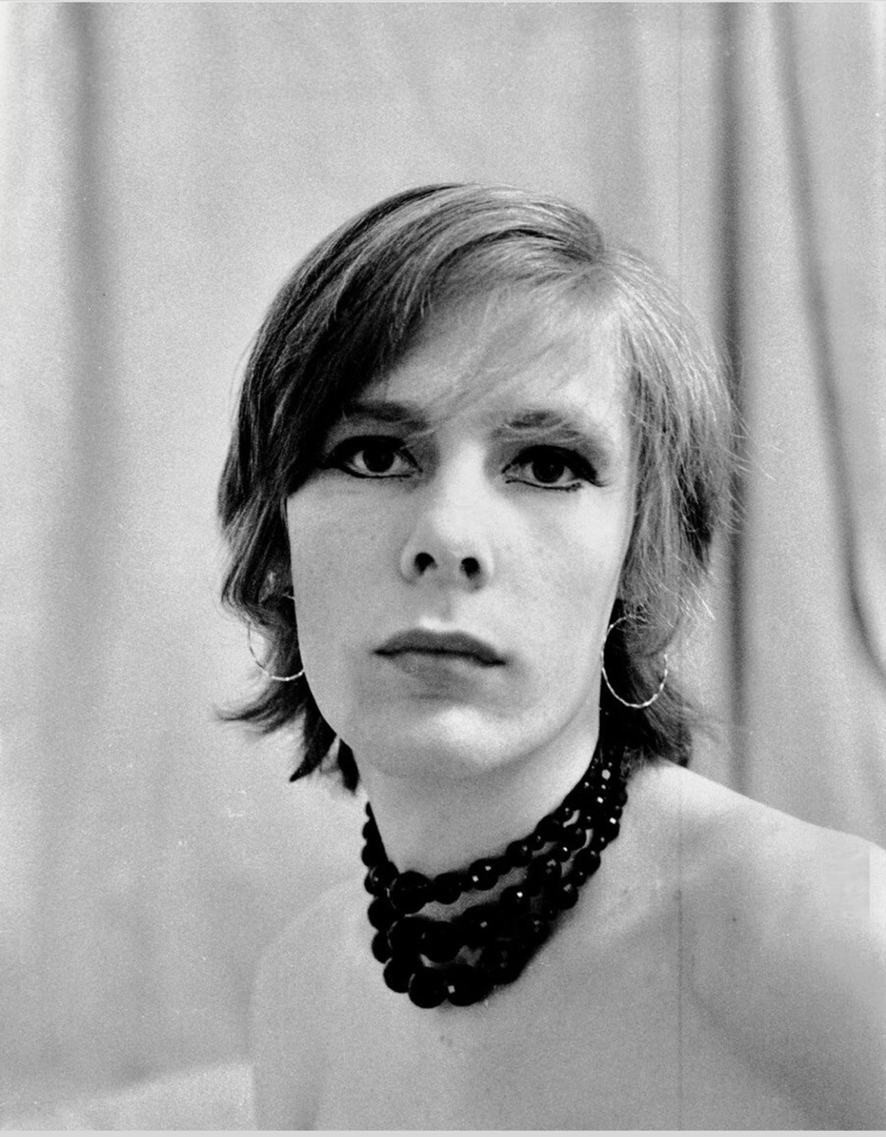 A self-portrait by Nares in London in 1972. (Courtesy Jamie Nares)