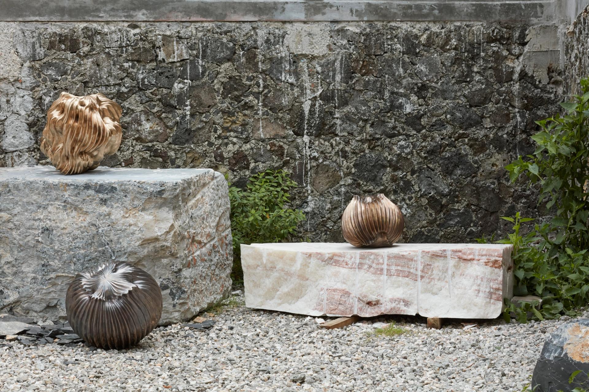 A selection of sculptures in Alma's studio in Mexico City’s Tepoztlán neighborhood. (Copyright: Alma Allen/Photo: Leslie Williamson)