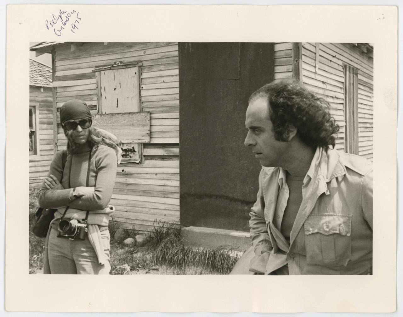 Barney and photographer Ralph Gibson in Stanley, Idaho, in July 1975. (Photo: Nancy Shillington. Courtesy Tina Barney)