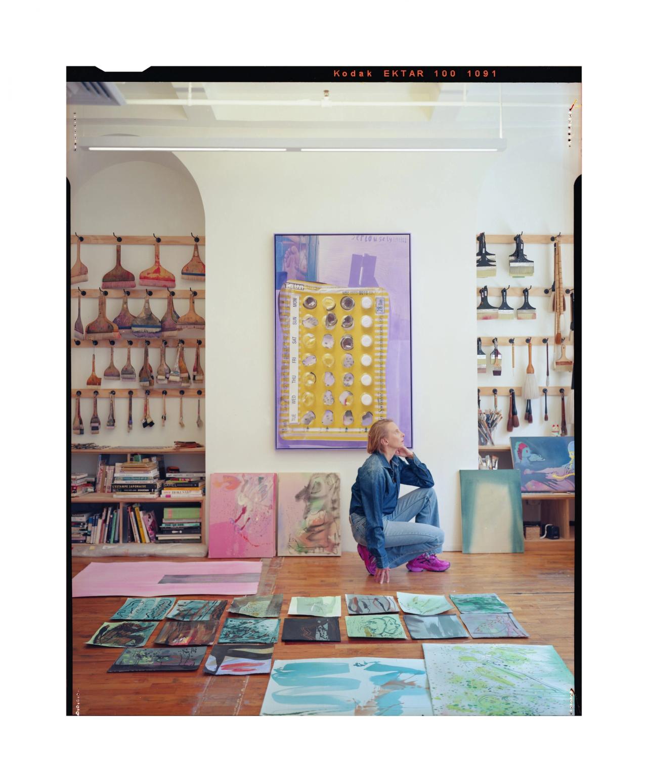 Portrait of Camille Henrot in 2024. (Photo: Léa Trudel)