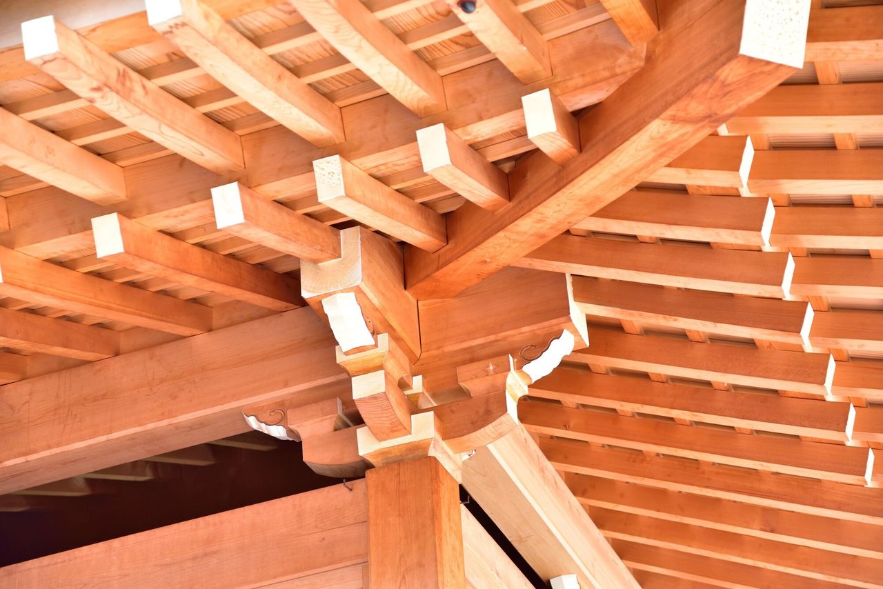 An example of Japanese joinery and woodwork. (Courtesy Japan Up Close)