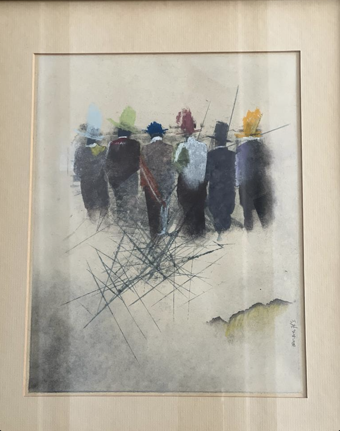 A painting by Broza. (Courtesy David Broza)