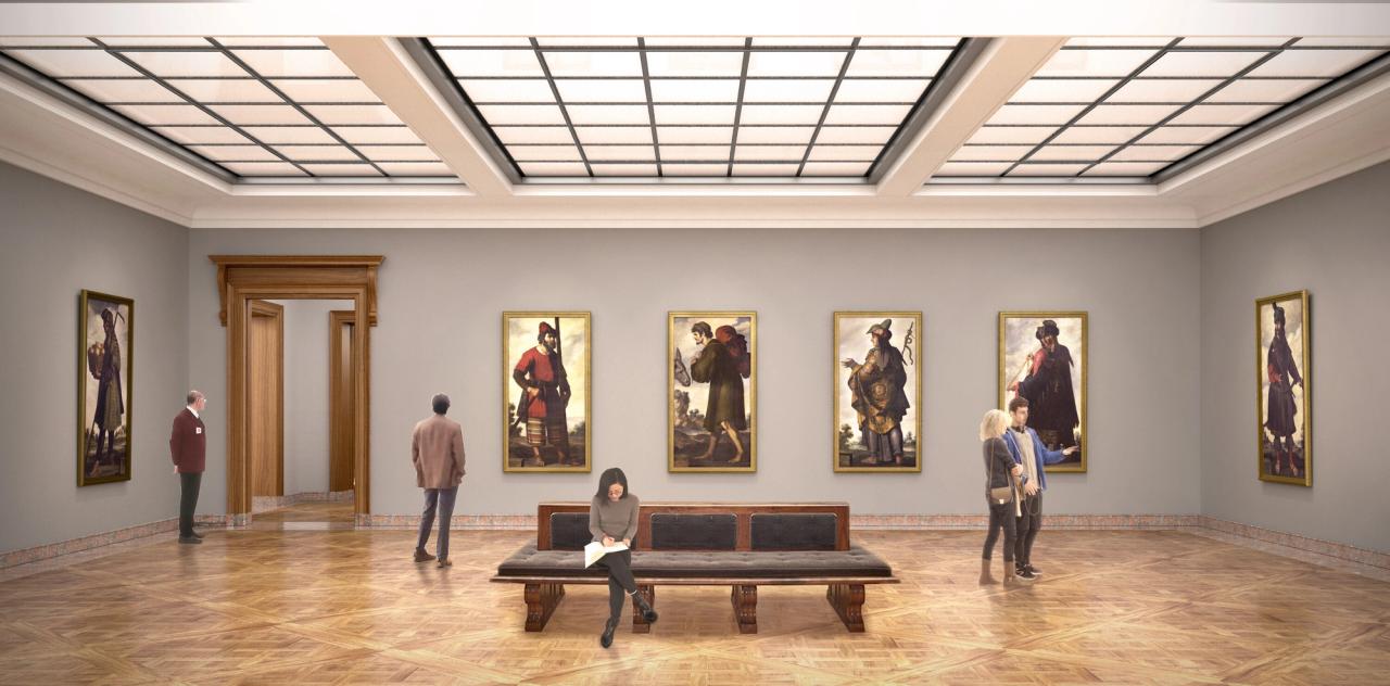 Rendering of the Special Exhibitions section of the Frick Collection. (Courtesy Selldorf Architects)