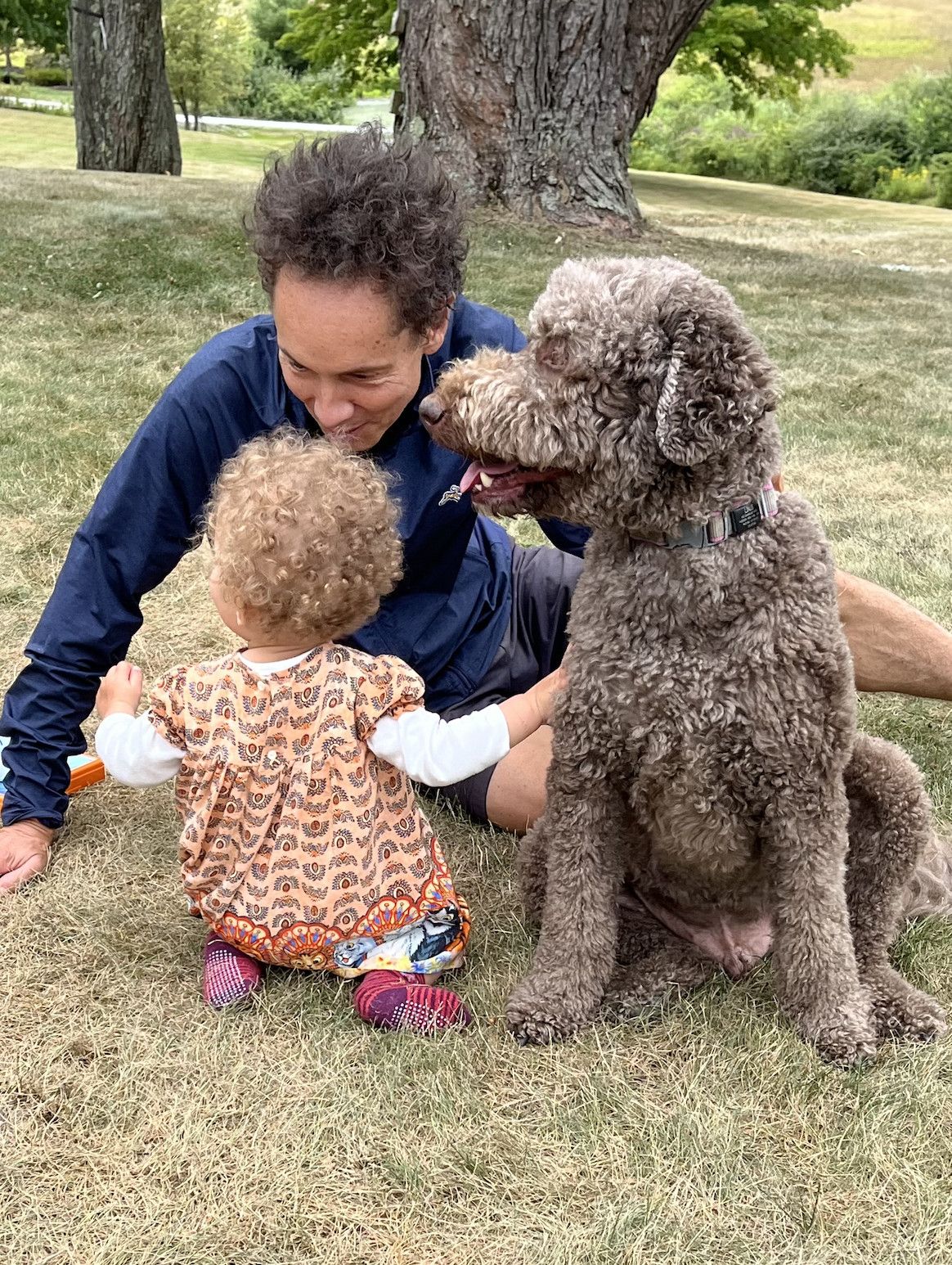 Gladwell and his daughter. (Courtesy Malcolm Gladwell)