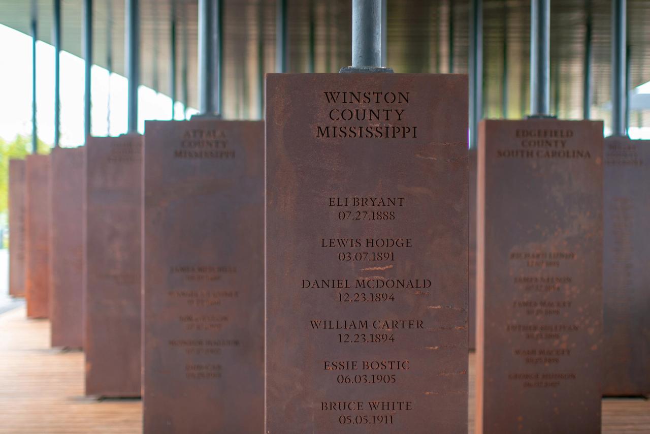 The National Memorial for Peace and Justice, built by MASS Design Group in 2018. (Courtesy MASS Design Group)