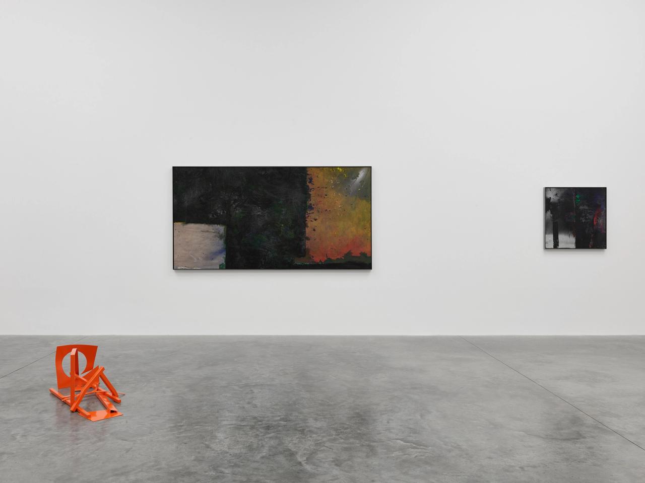 View of Ross’s solo exhibition “Land” (2023) at White Cube in London. (Courtesy Samuel Ross)