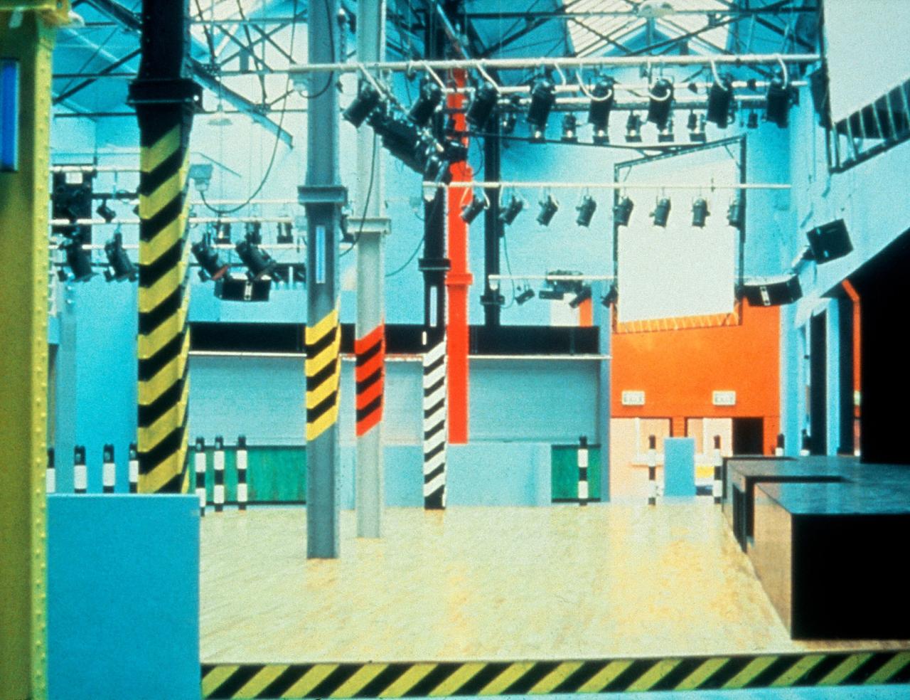 The inside of FAC51 / The Haçienda. (Courtesy Ben Kelly Design)