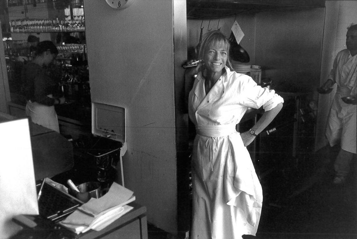 Rogers in the River Cafe kitchen. (Courtesy The River Cafe)