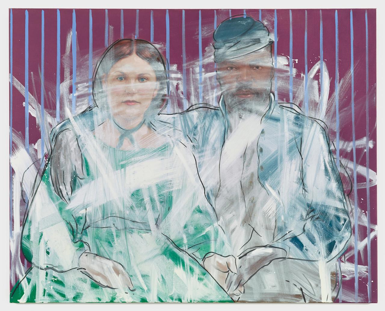 Titus Kaphar (American, born 1976) “Civil Union II,” 2015 Oil on canvas 60 x 48 in. (152.4 x 121.92 cm) © Titus Kaphar. Courtesy of the artist.