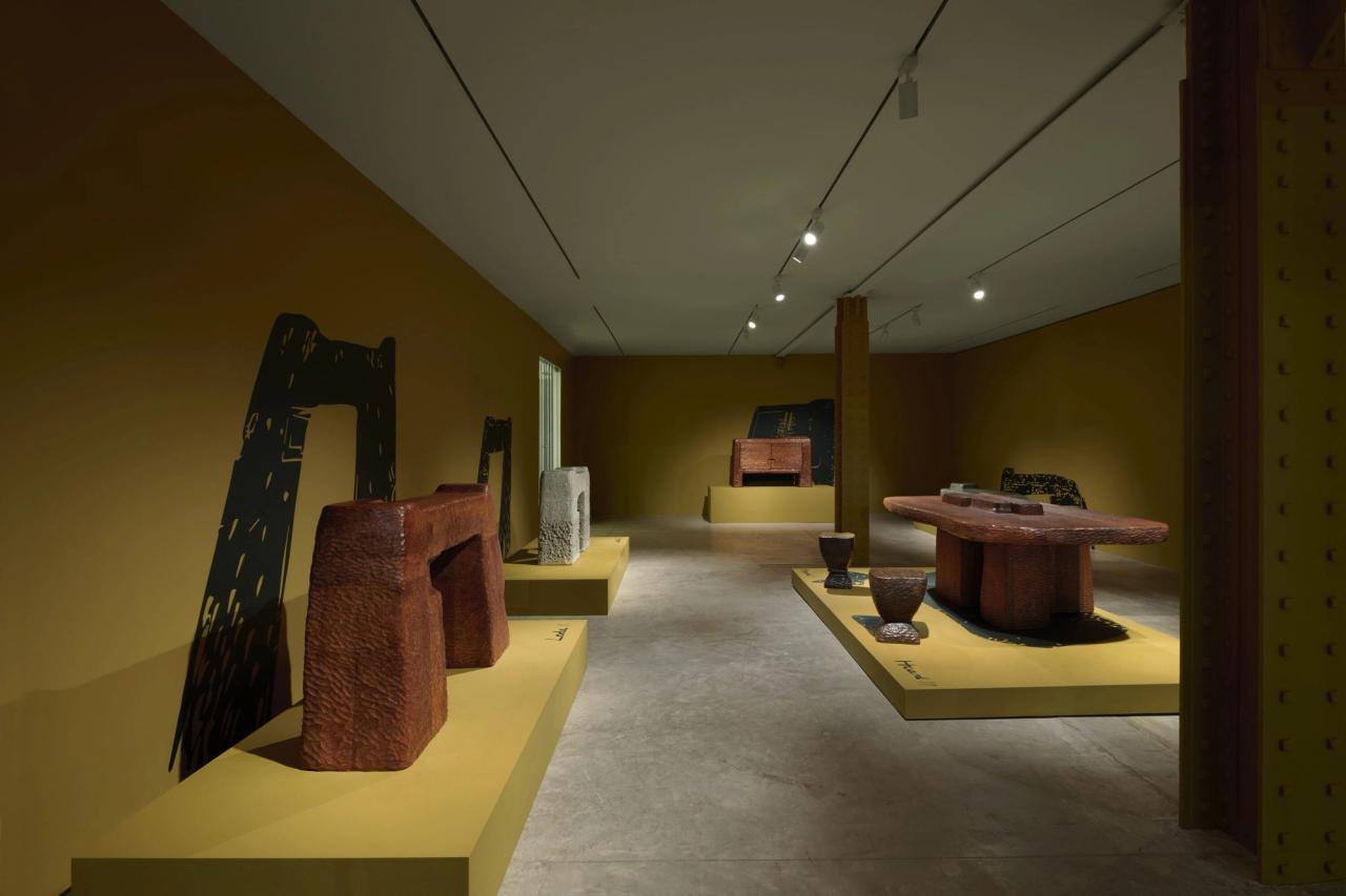 Installation view of Toogood’s exhibition “Assemblage 7: Lost and Found” at Friedman Benda. (Photo: Izzy Leung. Courtesy of Friedman Benda and Faye Toogood)