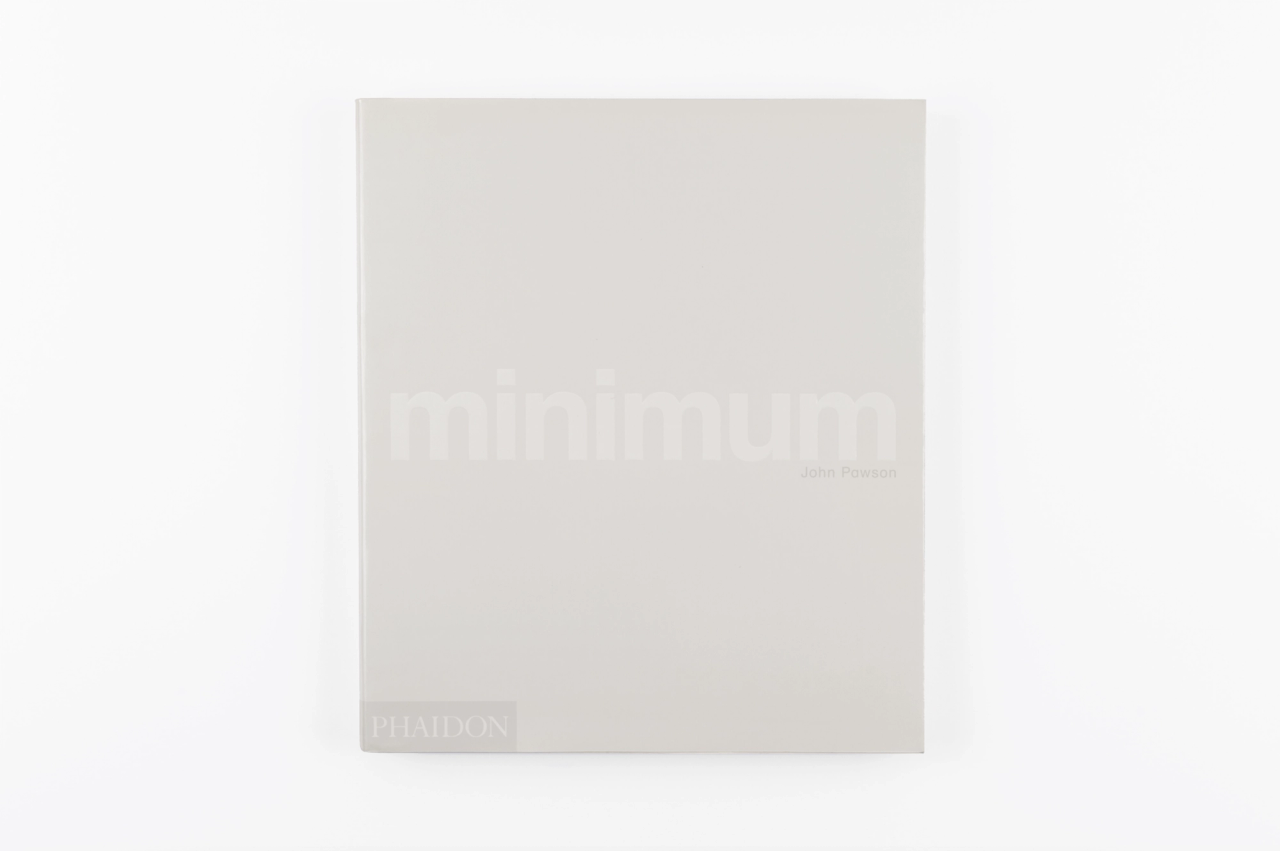 Cover of Minimum (1996) by Pawson. (Courtesy Phaidon Press)