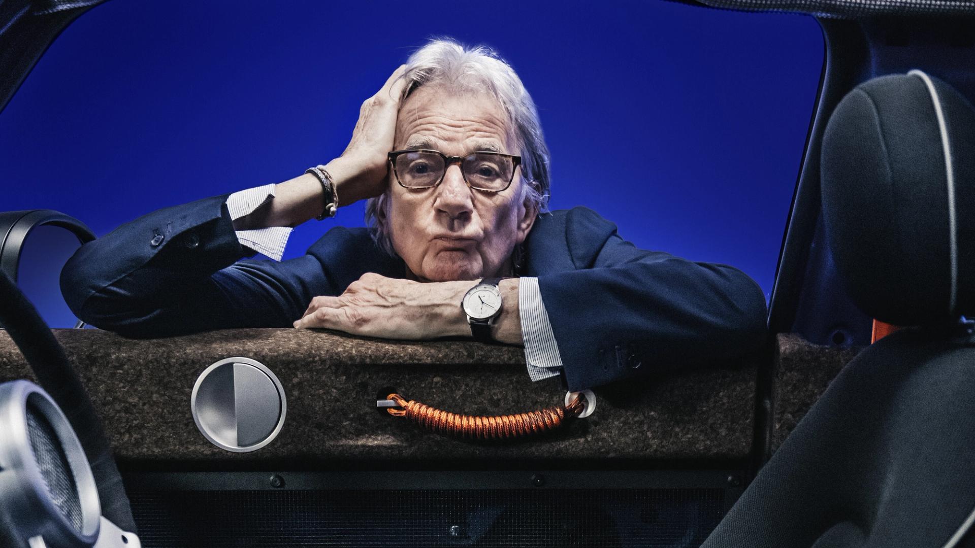 Smith with his design for the Mini Strip in 2021. (Courtesy Paul Smith)